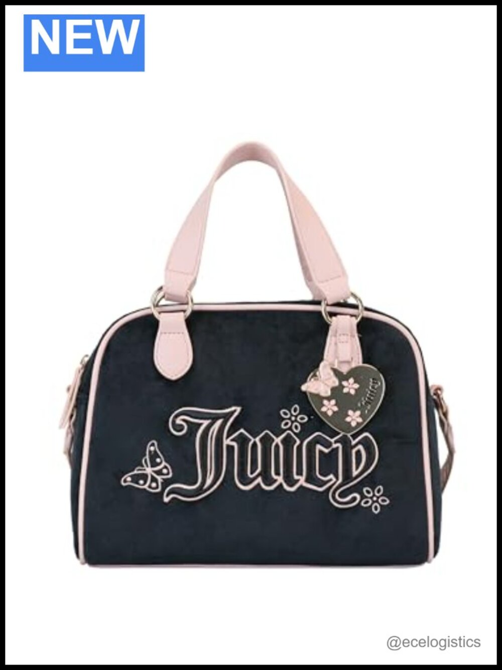Juicy Couture Satchel Bag - Luxe Polyurethane Purse for Everyday Wear